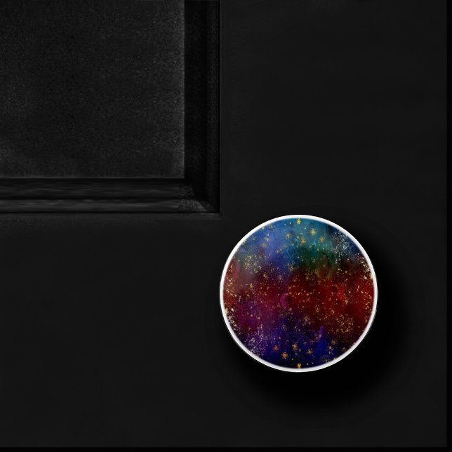 Moody Ombre | Psychedelic Grunge Gold Stardust Ceramic Knob (Creator Uploaded)