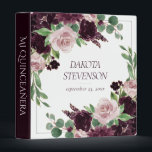 Moody Passions | Dramatic Purple Wine Event Album Binder<br><div class="desc">Drama and intrigue meet sophisticated elegance in this moody jewel tone colour palette featuring hand-painted watercolor floral in luxurious purple shades of plum, eggplant, and dusty lavender embellished by green botanical laurel accents. From the "Love Bloom" collection, this gorgeous design features rich Bohemian wildflower bouquets with radiant flower blooms and...</div>