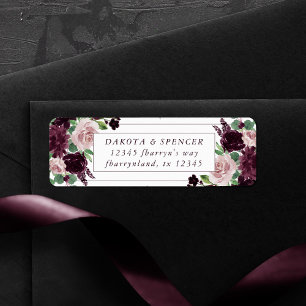 Moody Passions   Dramatic Purple Wine Rose Address