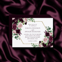 Moody Passions | Dramatic Purple Wine Rose Frame