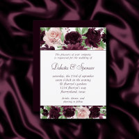 Moody Passions | Dramatic Purple Wine Rose Garland