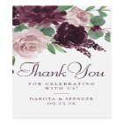 Moody Passions | Dramatic Purple Wine Thank You