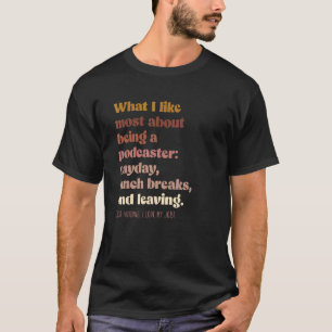 Moody Podcaster  Boho Vintage T-Shirt