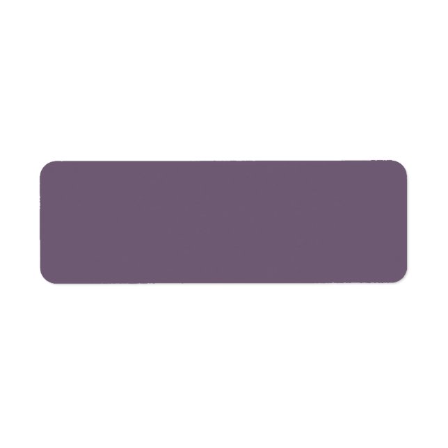 Moody Purple - Étiquette de adresse (Devant)