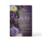 Moody Purple & Lavender Floral Modern Birthday