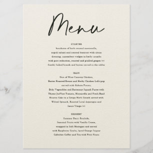 Moody rustic romantic peonies floral botanical menu