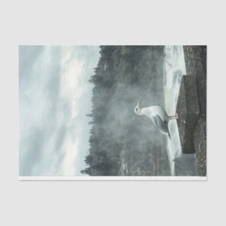 Moody Seagull Decoupage Paper