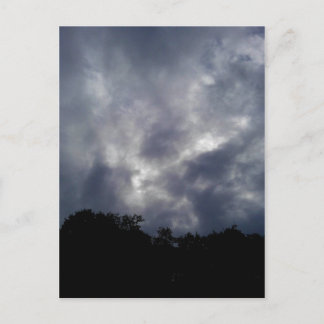 Moody sky postcard