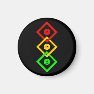 Moody Stoplight Interlinked Magnet