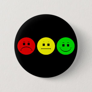 Moody Stoplight Trio 2 Inch Round Button