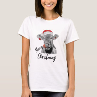 Mooey Christmas Cow T-Shirt