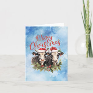 Mooey Christmas Holiday Card