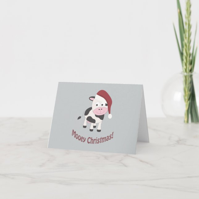 Mooey Christmas! Holiday Card (Front)