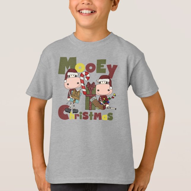 Mooey Christmas T-Shirt (Front)