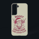 Mooey Christmas Western Cow Lover Club Xmas Season Samsung Galaxy Case<br><div class="desc">Mooey Christmas Western Cow Lover Club Xmas Season Highland</div>