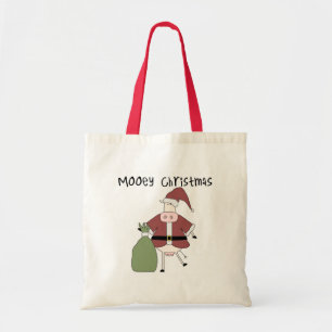 Mooey Cow  Christmas Tshirts and Gifts Tote Bag