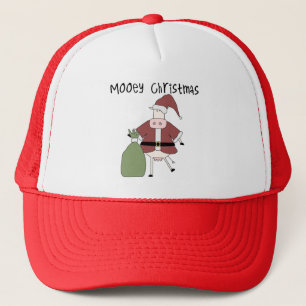 Mooey Cow Christmas Tshirts and Gifts Trucker Hat