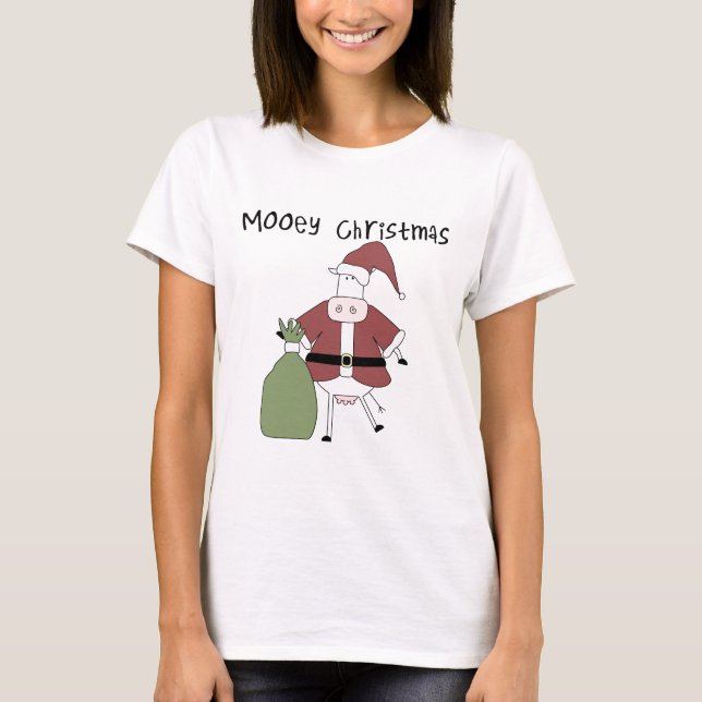 Mooey Cow T-shirts et cadeaux de Noël (Devant)