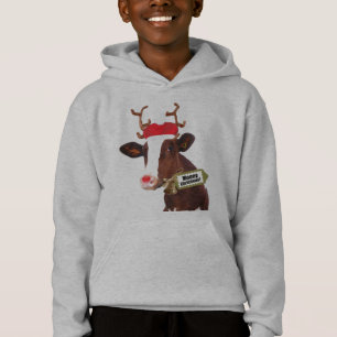 Mooey Merry Christmas Reindeer Cow
