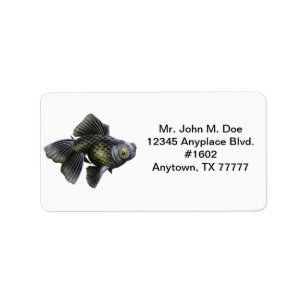 Moog the Black Moor Address Label