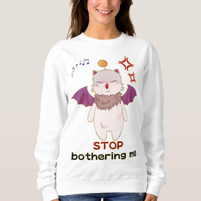 moogle from final fantasy sweatshirt (Front)
