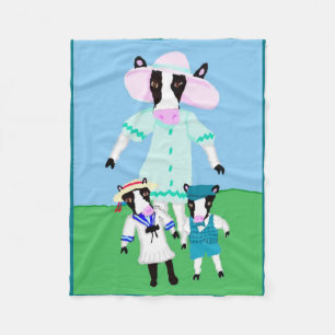 Moohug Design Fleece Blanket