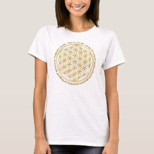 Moola Mantra / Blume Des Lebens T-Shirt