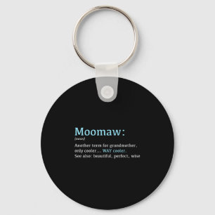Moomaw_ Funny Definition Noun - Another Term  Keychain
