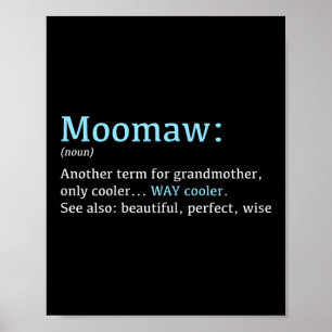 Moomaw_ Funny Definition Noun - Another Term Poster