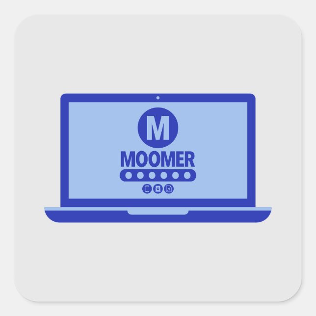 Moomer Log In Sticker (Front)
