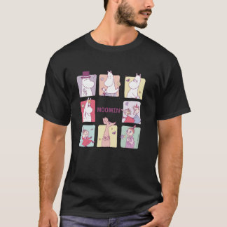 Moomin Square Character Blocks T-Shirt