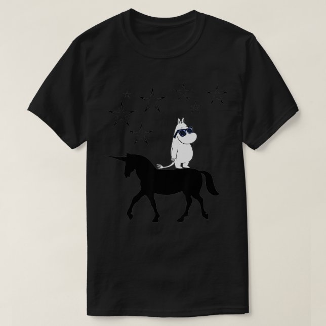Moomin unicorn star birthday last day of school fu T-Shirt (Design Front)