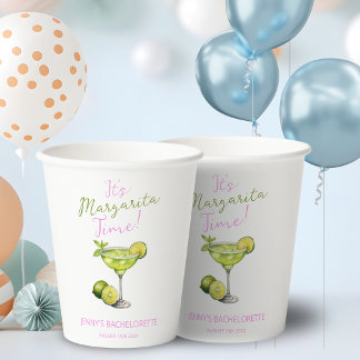 MooMoos & Margaritas Bachelorette Welcome Sign Paper Cups