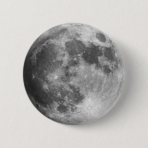Moon 2 Inch Round Button