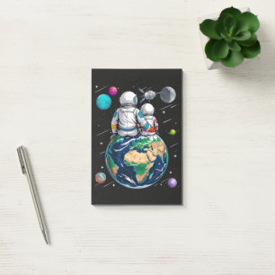 Moon And Astronaut Post-it Notes