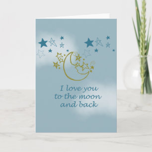 Moon and Back Card