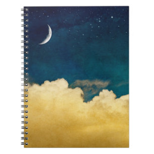 Moon And Cloudscape Notebook