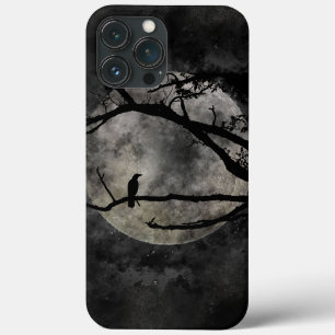 Moon and Crow iPhone 13 Pro Max Case