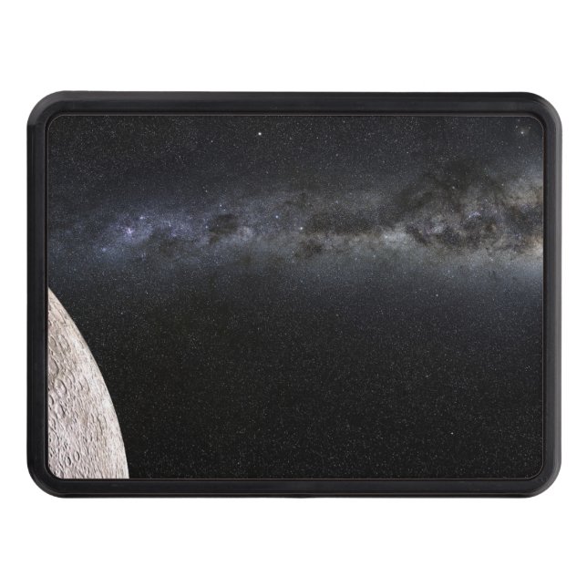 Moon and Galaxy. Trailer Hitch Cover (Front)