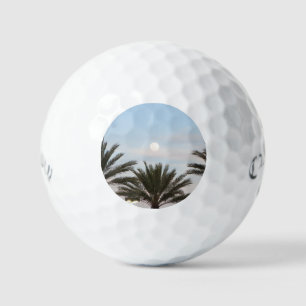 moon and palms Golf Balls