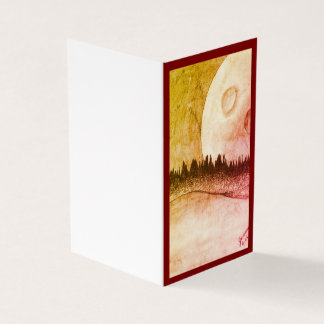 Moon and Planet - Red