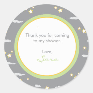 Moon and Stars Address Label/Favour Sticker