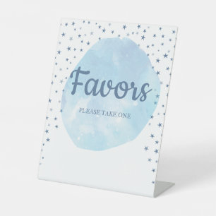 Moon and Stars Baby Shower Favours Sign