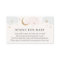 Moon and Stars Books for Baby insert card