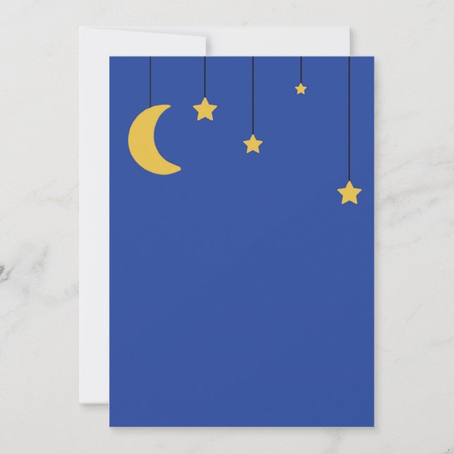 Moon and Stars Invite (Front)