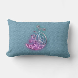 Moon and Stars Lumbar Pillow