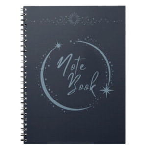 Moon and Stars Notebook — Celestial Journal