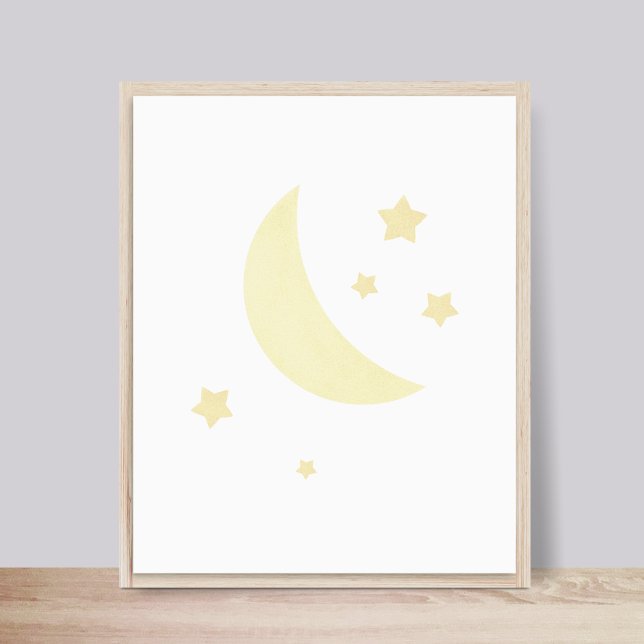 Moon and Stars Nursery Poster (Creator Uploaded)