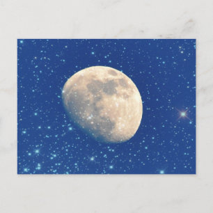 Moon and Stars Postcard