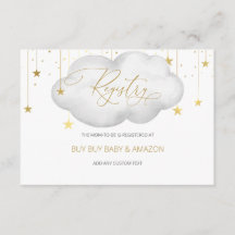 Moon and Stars Registry Card